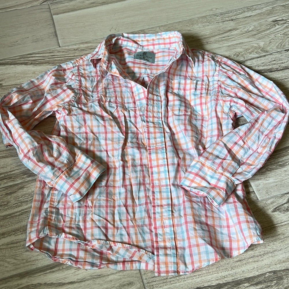 • Class/Club multi color pastel button down, 6/7 •